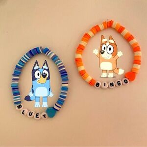 Bluey themed matching bracelets